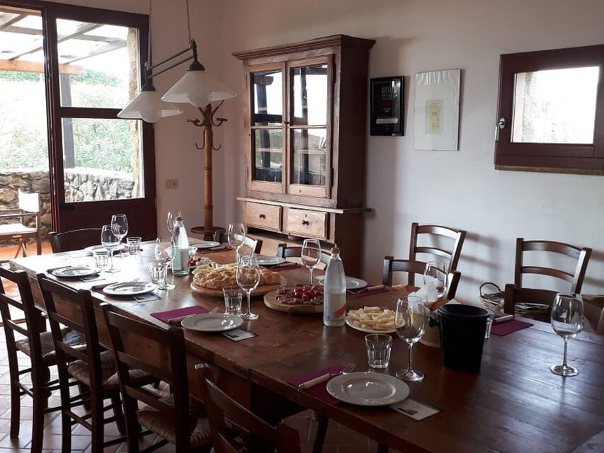 Winery Tour & Wine Tasting with Food near Livorno & Pisa - Detailed Breakdown of the Experience