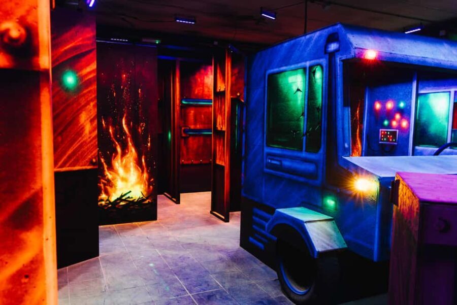 Kortrijk: Ultimate Laser Tag Experience 3 Games + Drink - The Three Games – Action-Packed and Varied