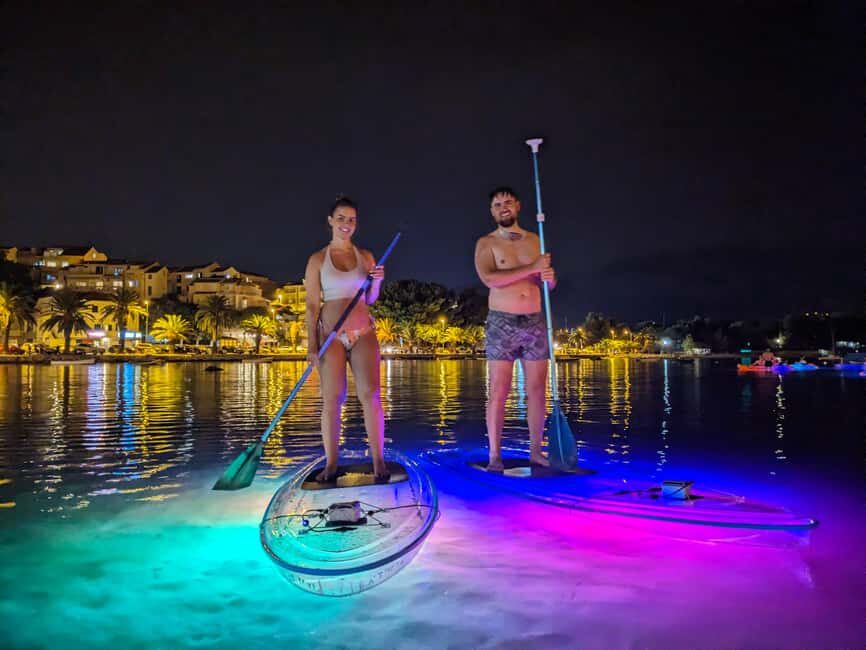 Split: Transparent SUP night Glow tour - The Itinerary in Detail