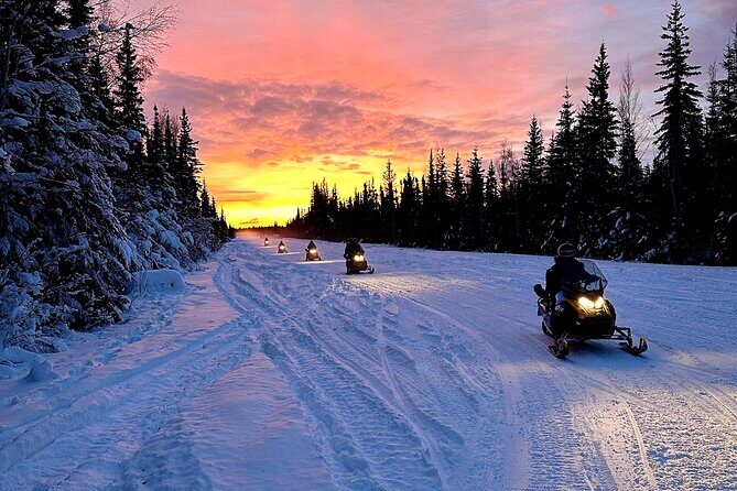1 Hour Double Rider Snowmobile - The Route and What Youll See