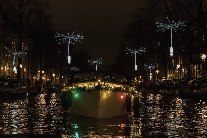 Amsterdam Light Festival: Canal Cruise Luxury Boat - Key Points