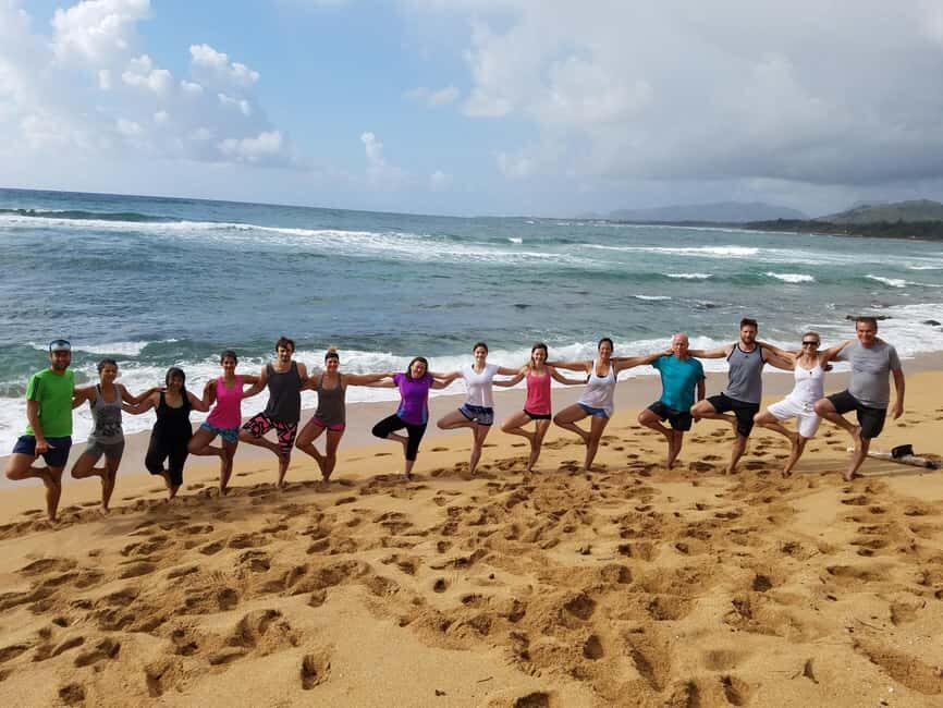 At the Kauai Shores Hotel: Kauai Yoga on the Beach Class - The Setting and Atmosphere