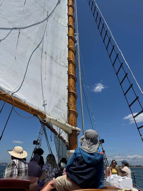 Boston: Tall Ship Harbor Sail - Drinks, Snacks, and Onboard Comfort