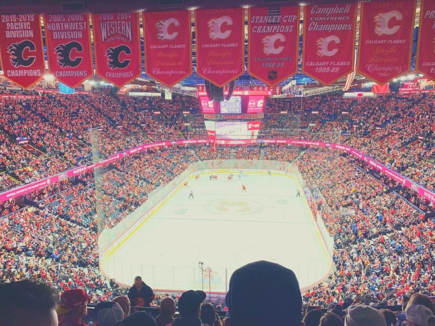 Calgary: Calgary Flames Ice Hockey Game Ticket - The Atmosphere and Crowd