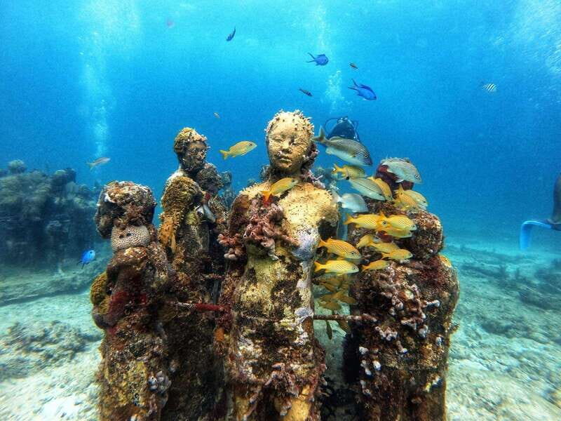 Cancun: Musa Underwater Museum & Reef Discover Scuba Diving - Boat Transfer to MUSA and Reef