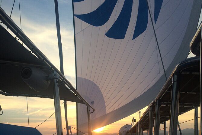 Catamaran sailing at sunset with tapas Palma de Mallorca - An In-Depth Look at the Catamaran Sunset Tour