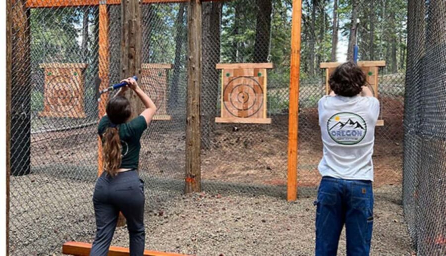 Crater Lake Axe Throwing Experience - Why You Should Consider This Activity