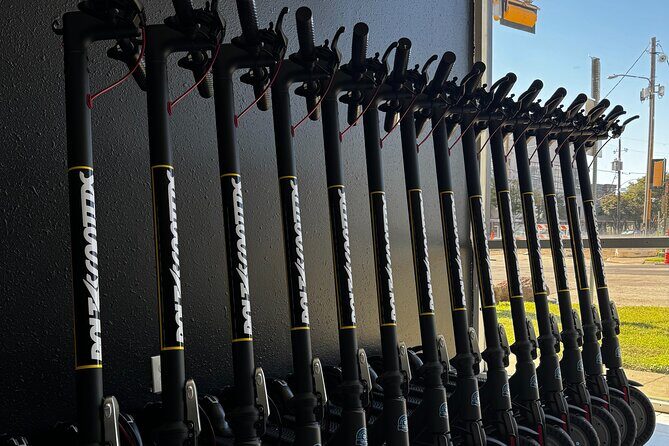 Downtown Houston Sightseeing Self Guided Tour S2 Pro E Scooter - The Route and Sights