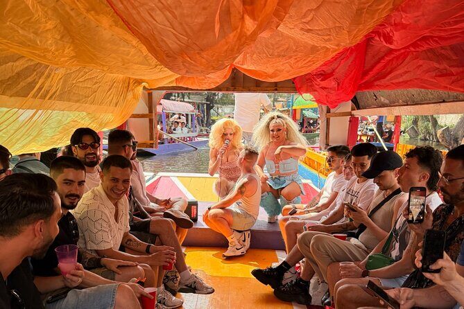 Drag Boat Party in Xochimilco with Tequila and Queens - The Sum Up