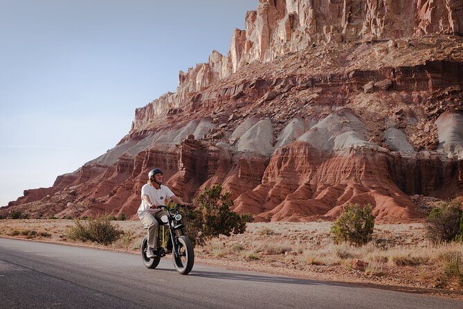 E-Bike Rentals in Capitol Reef Easy Rides Thru Scenic Red Views - The Sum Up
