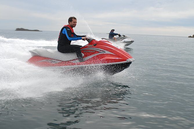 Escorted Coastal Tour by Jet Skis from St. Aubin - An Authentic Jet Ski Adventure