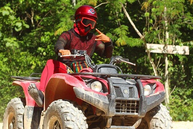 Exciting Adrenaline park in the Jungle of Tulum: ATVs, Ziplines - What Could Be Better?