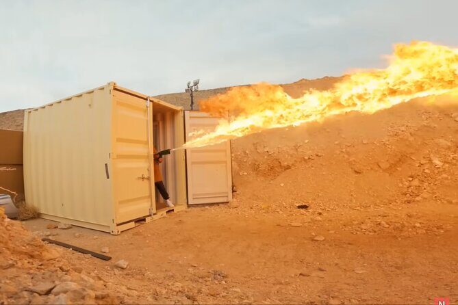 Flame Thrower Combo Package at Adrenaline Mountain - The Sum Up