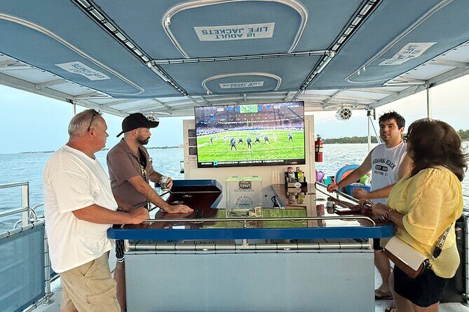 Floating Tailgate Tour at Crab Island and Watch Football on Water - What to Expect on the Boat