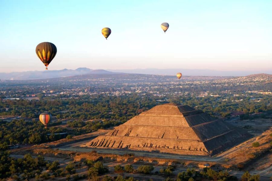 From CDMX: Teotihuacan Hot Air Balloon Ride & Optional Tours - Key Points