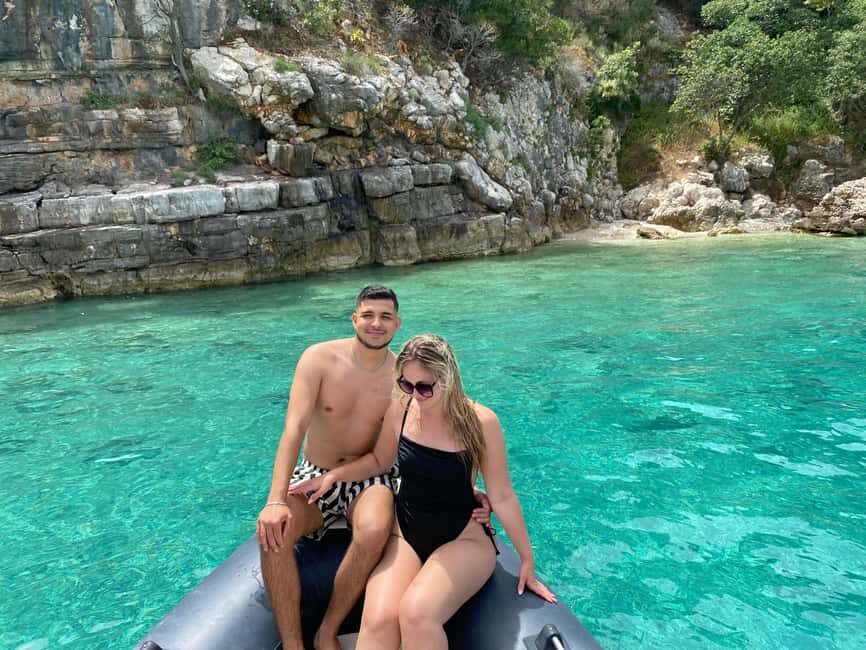 From Durrës/Golem: Sazan & Ali Cave & Karaburun Boat Tour - The Boat Ride and First Stops