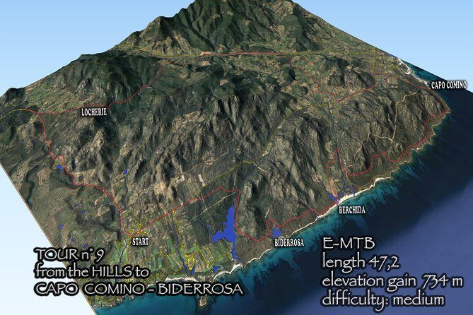 From the hills to Oasi Biderosa & Capo Comino with Electric Mountain Bikes - Is This Tour Worth the Price?