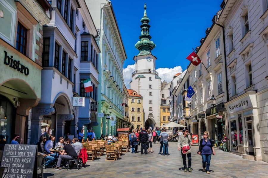 From Vienna: Roundtrip Bus to Bratislava with Walking Tour - Transportation and Group Size