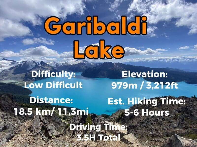 Garibaldi Lake/ Hiking Day Trip - Whats Included and Practical Details