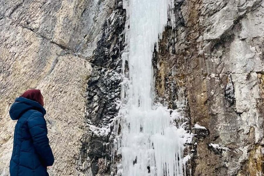 Grotto Canyon Ice Walk with Indigenous Pictographs - The Experience in Detail