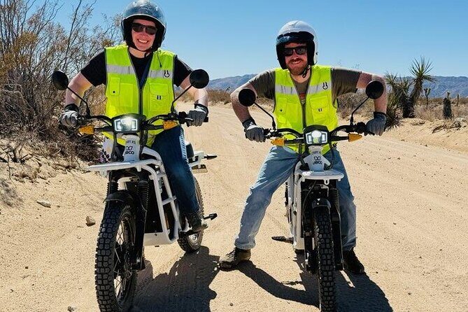Guided Electric Motorbike Tour inside Joshua Tree National Park - The Bikes and Safety Equipment