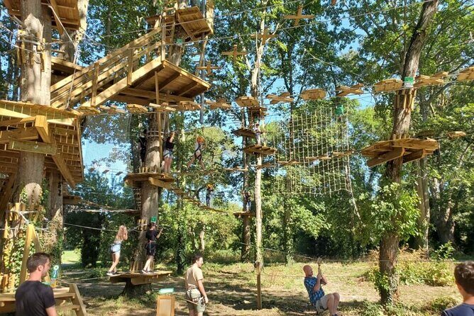 Guided treetop adventure course in the heart of Nantes - The Itinerary in Detail