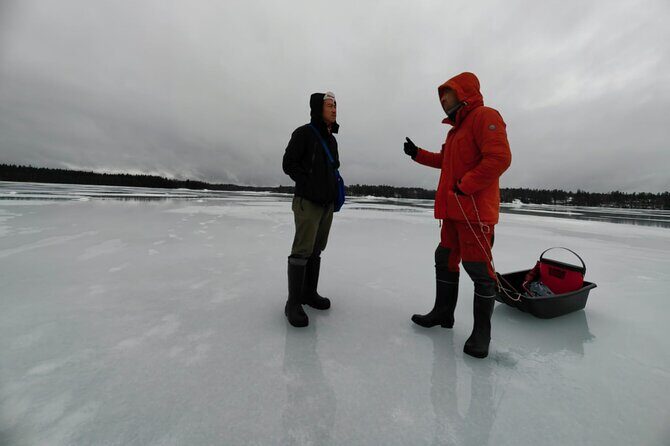 Ice fishing experience with Backpacker Helsinki Tour - The Sum Up