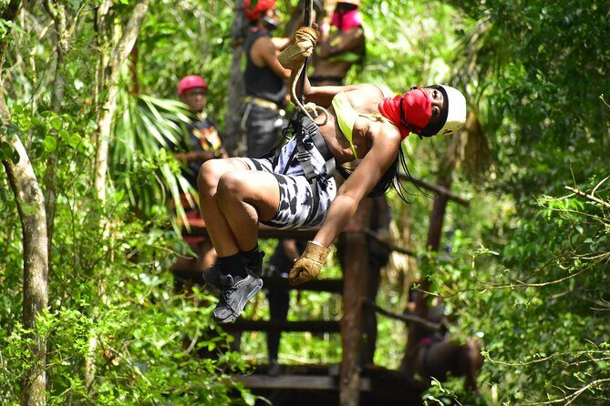 Live this extreme adventure tour. Jungle zip line with ATV and cenote swim. - Authentic Experiences That Stand Out