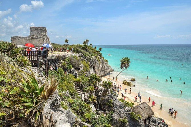 Magical adventure to Tulum, a giant sculpture and cenotes. Lunch included - Transportation and Logistics