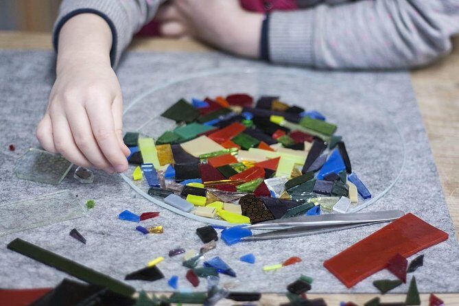 Make your own Plate: Glass Mosaic Workshop - The Finished Product and Waiting Time  