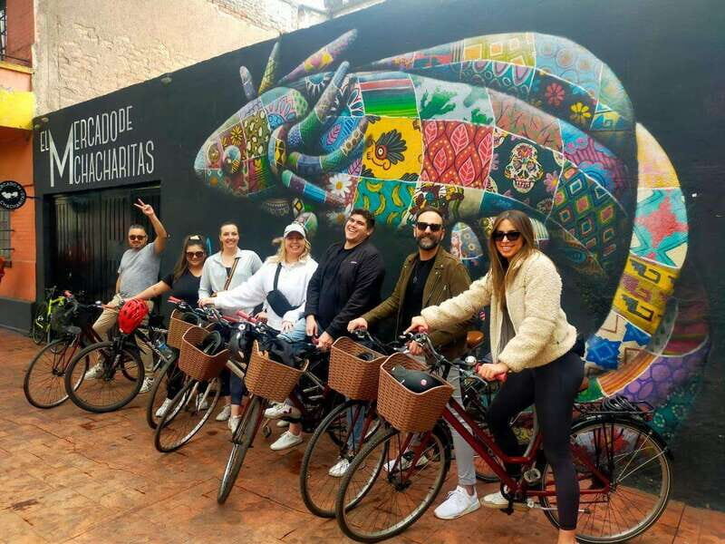 Mexico City Grafitti & Street art bike tour, find hidden gem - Key Points