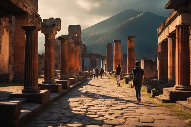 Naples to Sorrento transfer via 2 hours in Pompei (or vice versa) - From Naples to Sorrento or the Reverse Direction