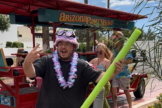 Old Town Scottsdale Party Bike Bar Crawl and Pool Party - Visualizing the Experience