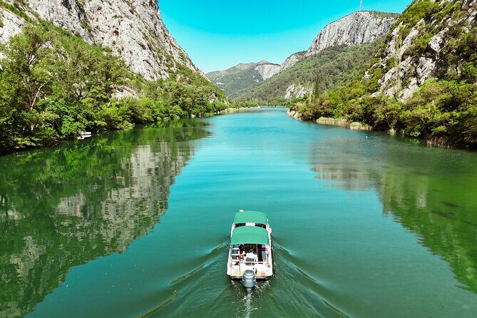 Omi Glass-Bottom Boat Tour on Cetina River Canyon - How It Looks in Practice