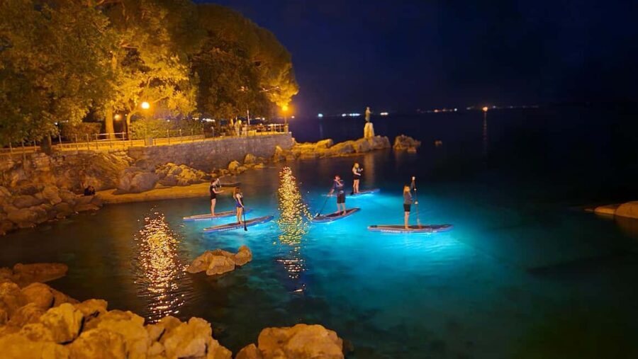 Opatija: Guided SUP Paddleboarding Adventure at Night - The Itinerary: What to Expect from Start to Finish