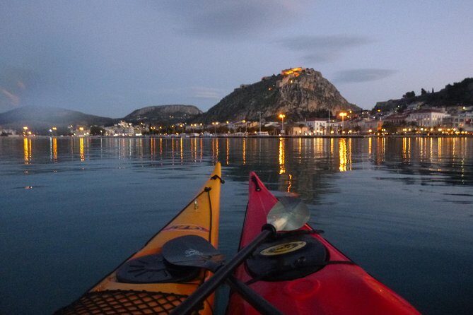 Paddle under the castles Palamidi, akropoli of Argos, Bourtzy island - A Deep Dive into the Experience