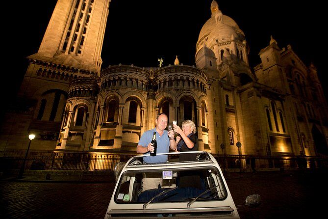 Paris and Montmartre 2CV Tour by Night with Champagne - FAQs