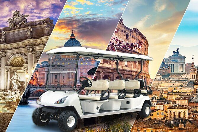 Piazza's, Fountains, Monuments & Basilicas of Rome by Golf Cart - The Sum Up
