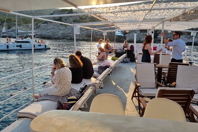 Rhodes Sunset Cruise - Swim and Dine w/ Live Music & Sunset! - Practical Details: What to Expect
