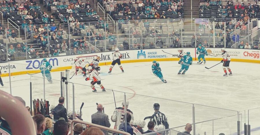 San Jose: San Jose Sharks Ice Hockey Game Ticket - The Game Atmosphere