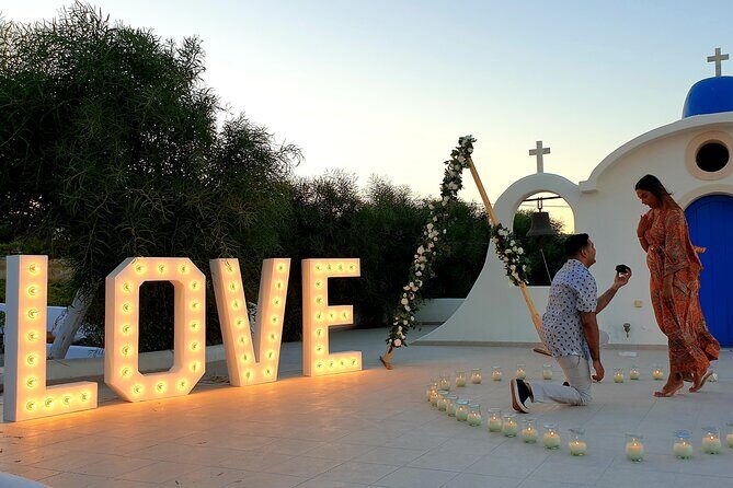 Santorini wedding propose - Transportation and Logistics