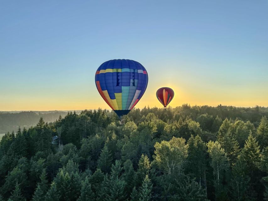 Seattle: Mt. Rainier Sunrise Hot Air Balloon Ride - The Itinerary and Practical Details