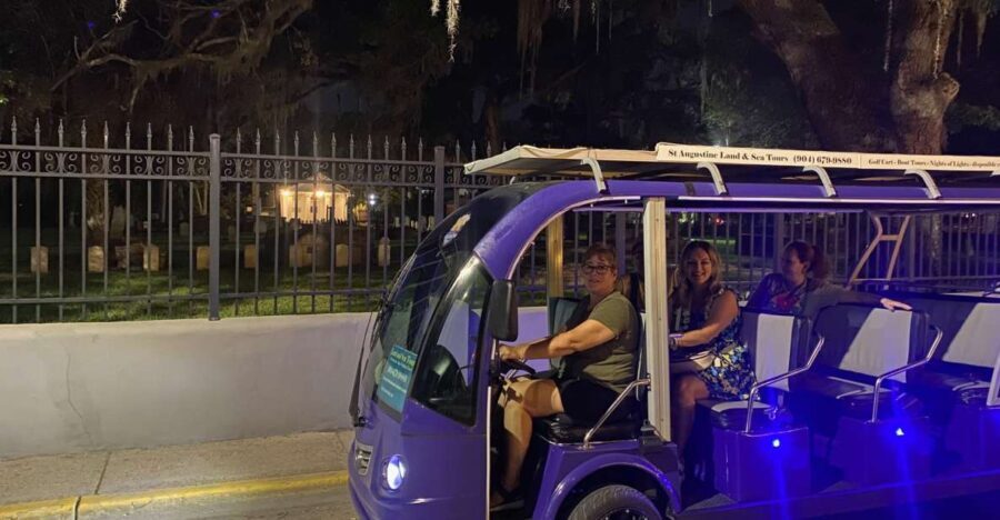 St Augustine: Riding with the Ghosts Golf Cart Tour - What to Expect on the Tour