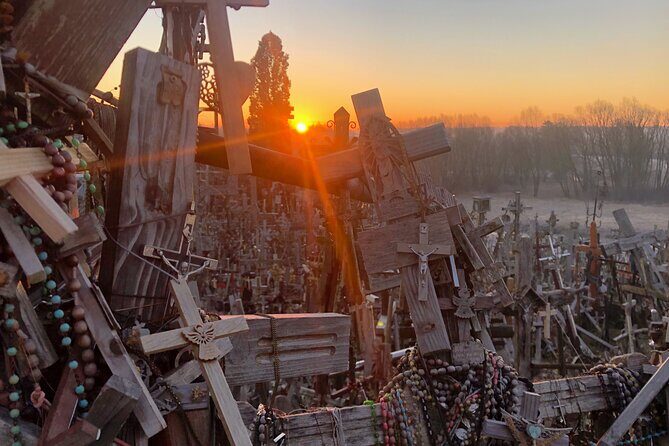 Sunrise at the Hill of Crosses - 2 countries in 1 day - The Sum Up