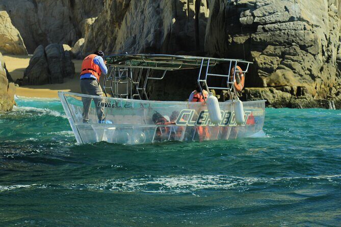 Transparent Boat Tour Cabo San Lucas - The Marine Environment and Secluded Beaches
