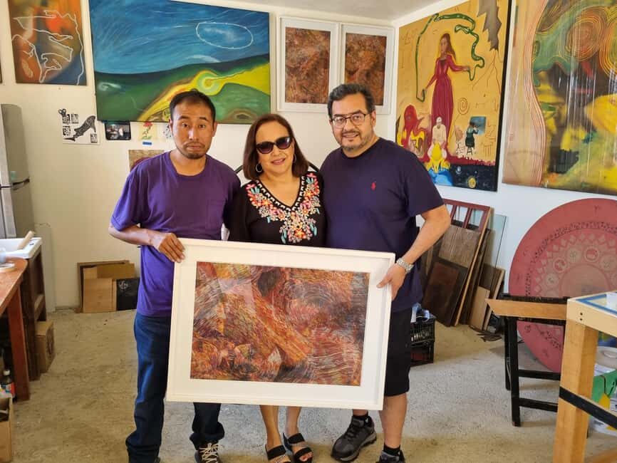 Visit to workshops and studios of contemporary art - The Art and the Artists