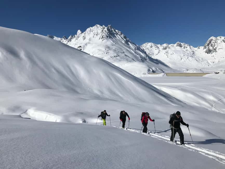 Vorarlberg: Easy ski tour in the Silvretta including mountain railway ticket - Transportation and Logistics