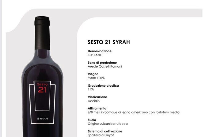 Wine Education Course in Rome with Tasting - Detailed Itinerary Breakdown