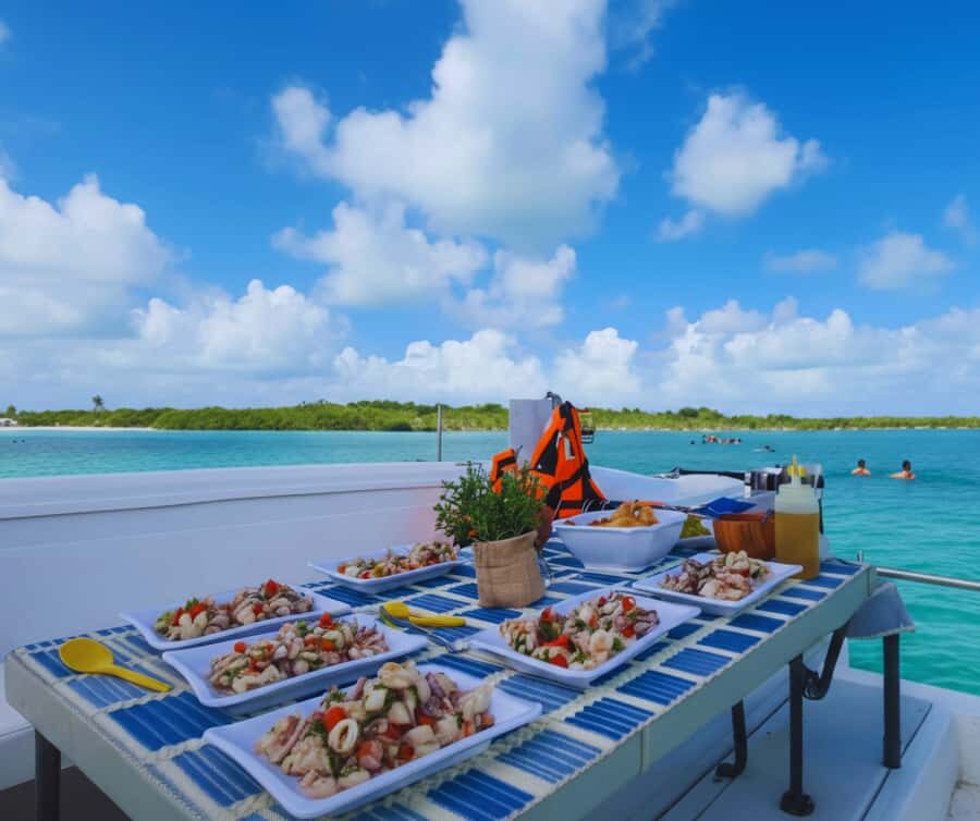 Costa Maya: Private catamaran tour in the 7-color lagoon with lunch - An In-Depth Look at the Private Catamaran Tour