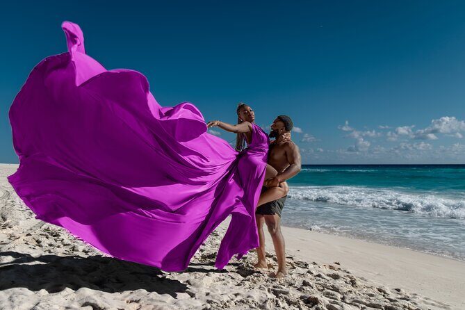 Flying Dress Photo Shoot in the Mexican Caribbean - Location and Meeting Point